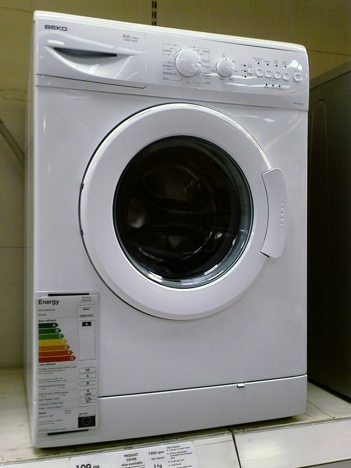 Front loading washer